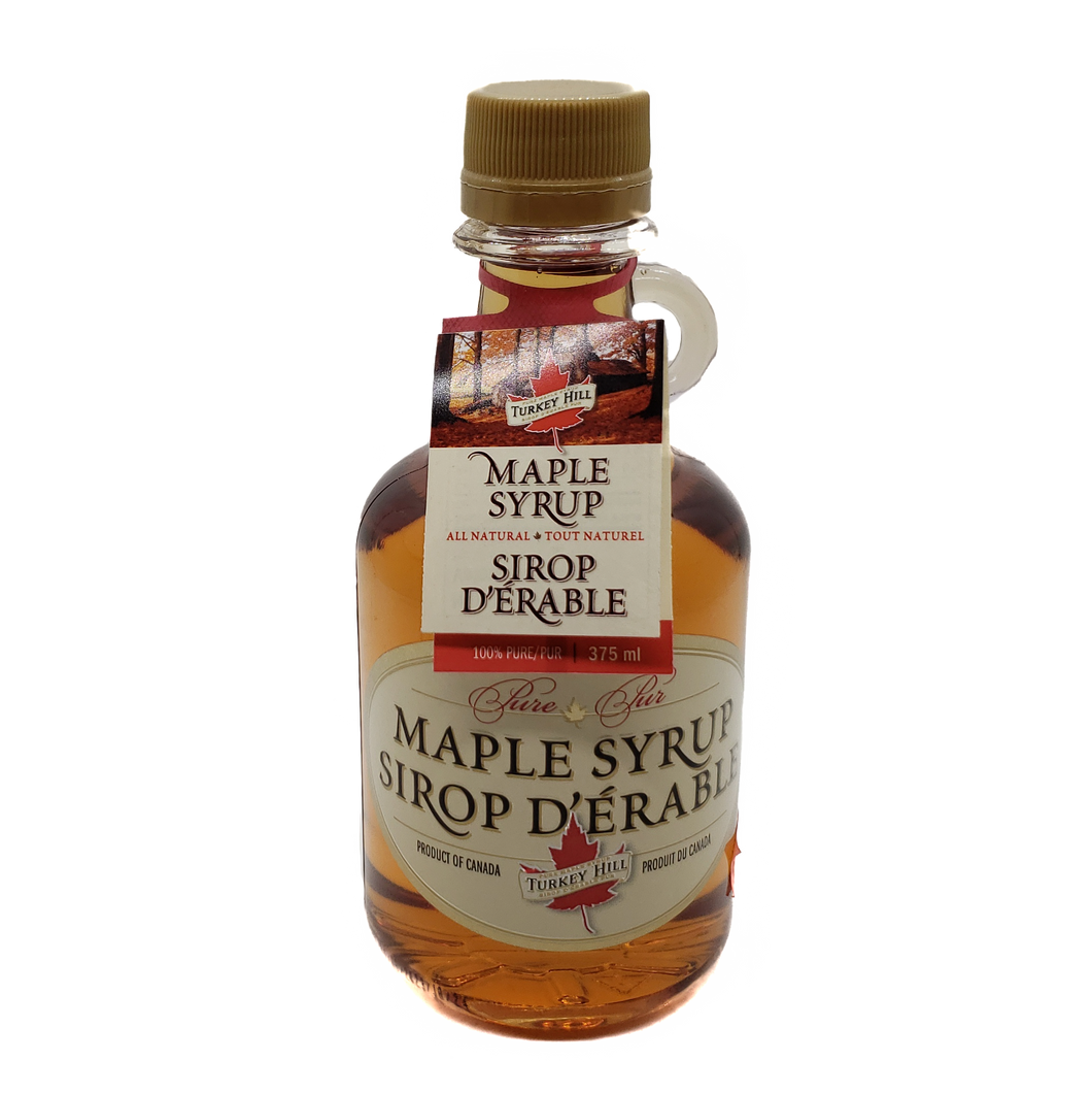 Turkey Hill Pure Maple syrup 375ml plastic bottle