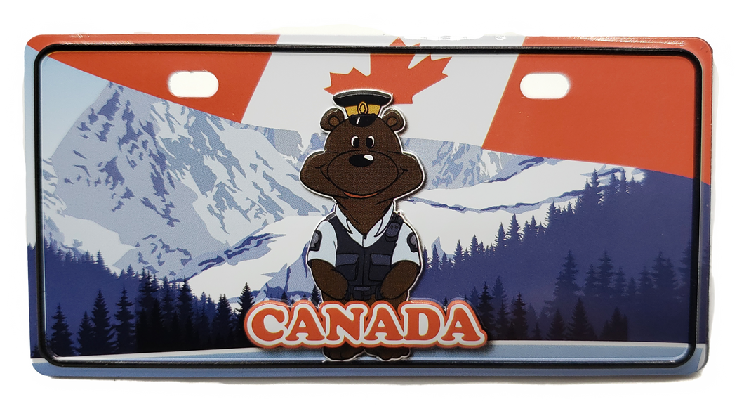 Magnet Canada Bear  License Plate