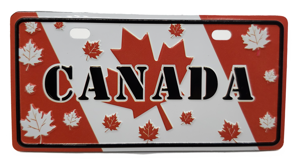 Magnet Canada Maple Leaf  License Plate