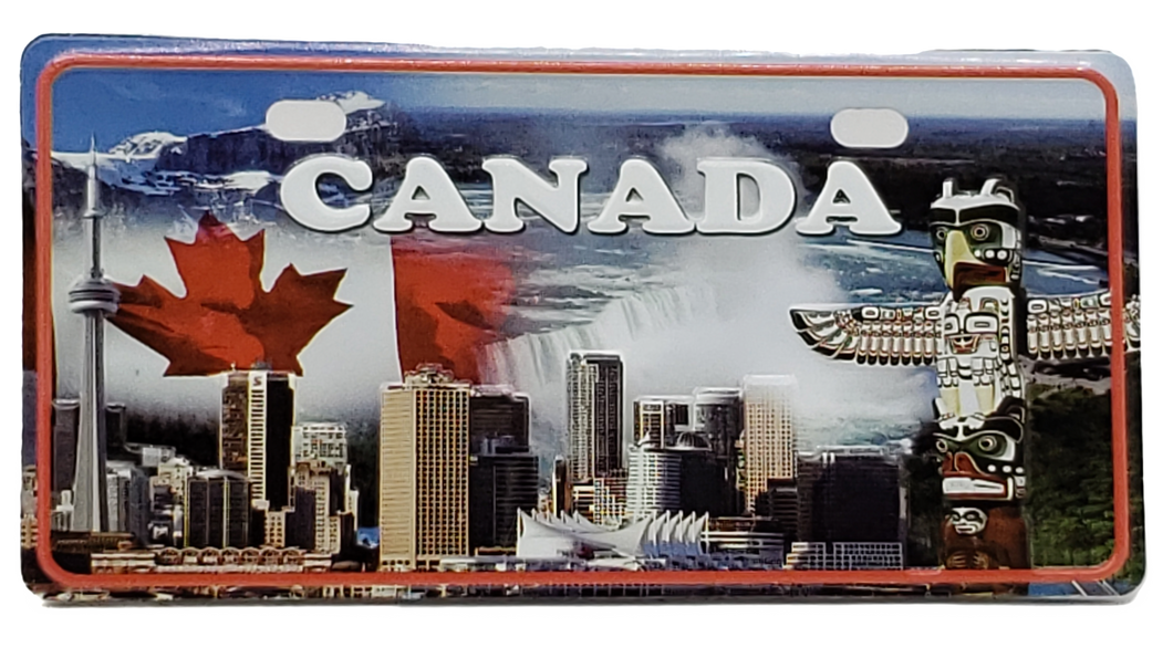 Magnet Canada Maple Sign  License Plate