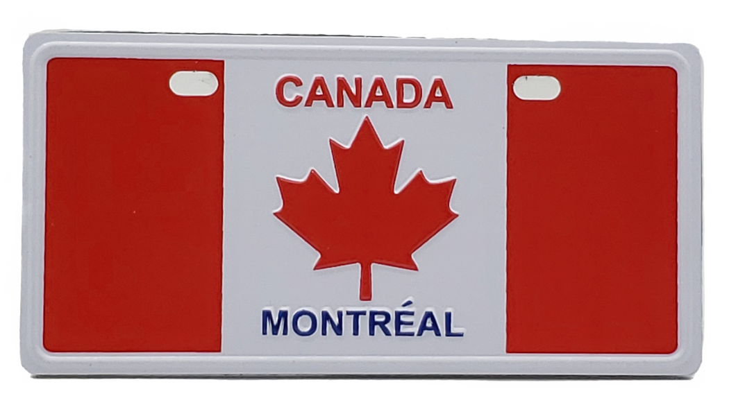 Magnet Canada-Montreal  License Plate