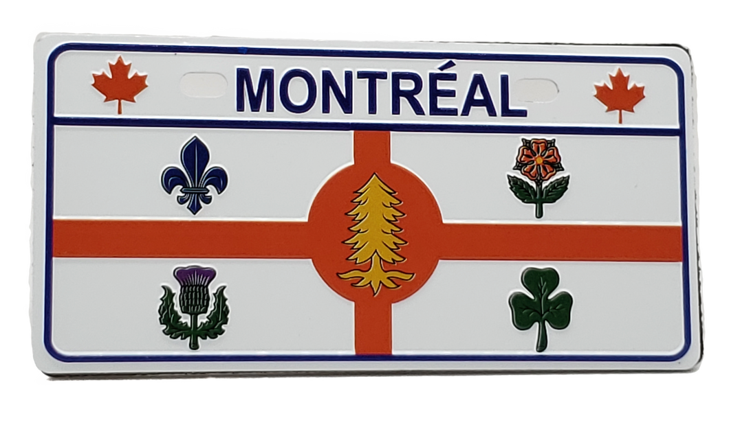 Magnet MONTREAL FLAG  License Plate