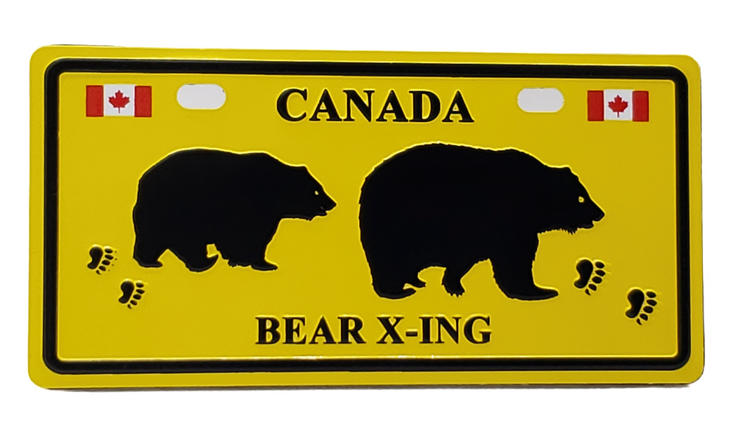 Magnet BEAR X-ING  License Plate