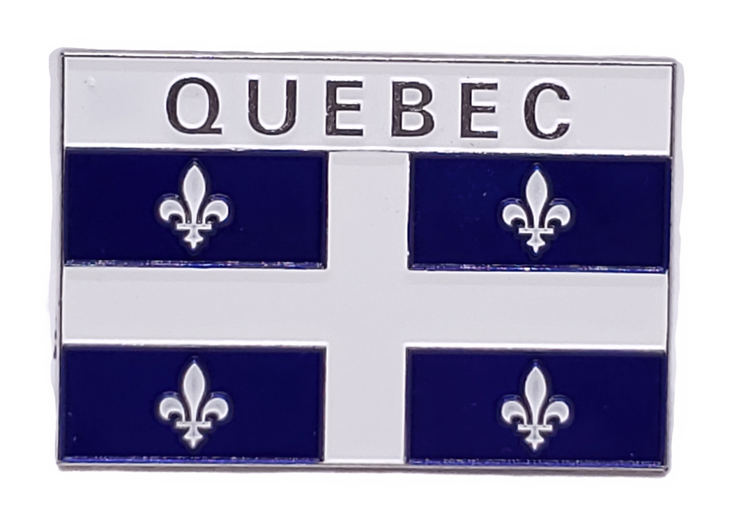 Magnet  QUEBEC 4 FLOWERS