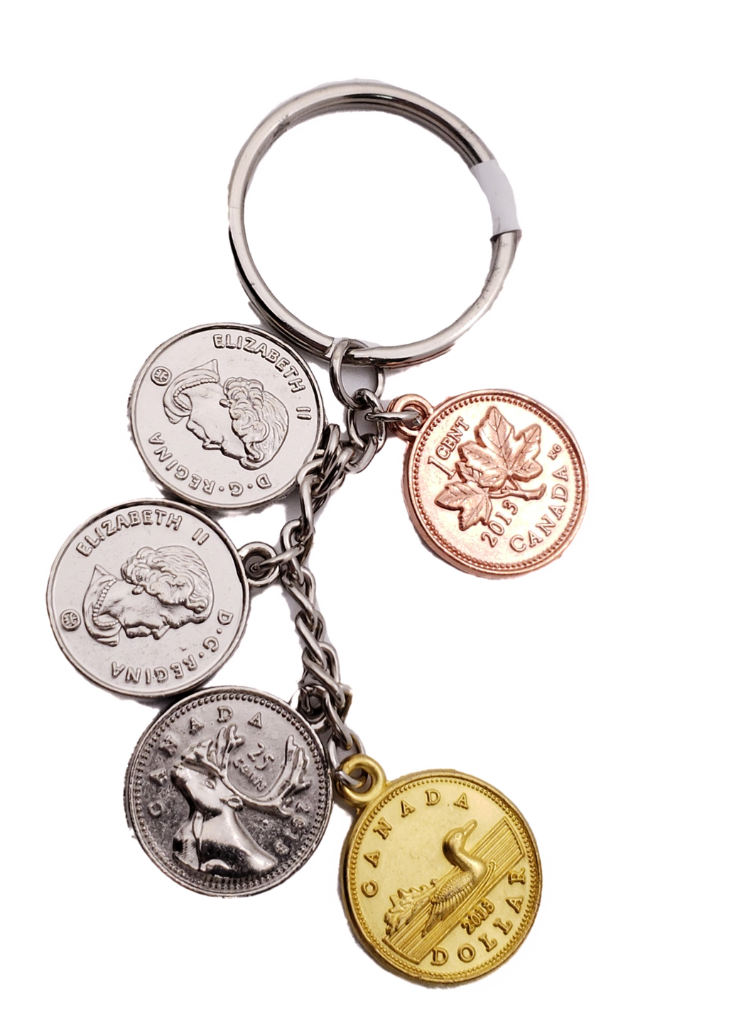 KEYCHAIN CANADA COINS