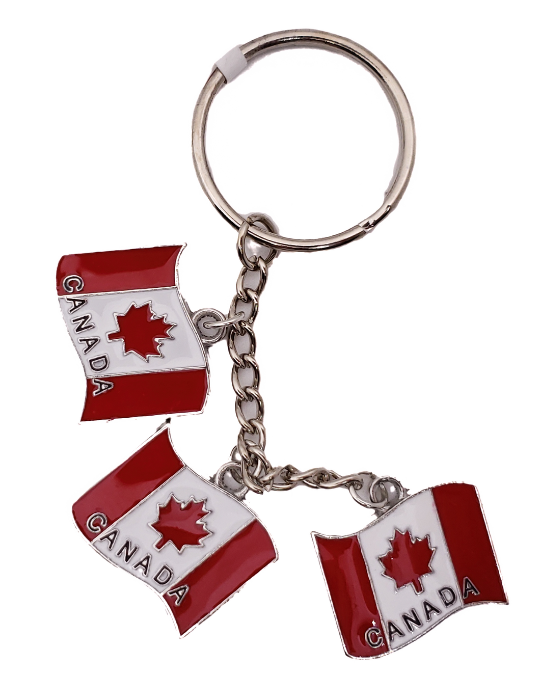 KEYCHAIN 3 CANADA FLAGS