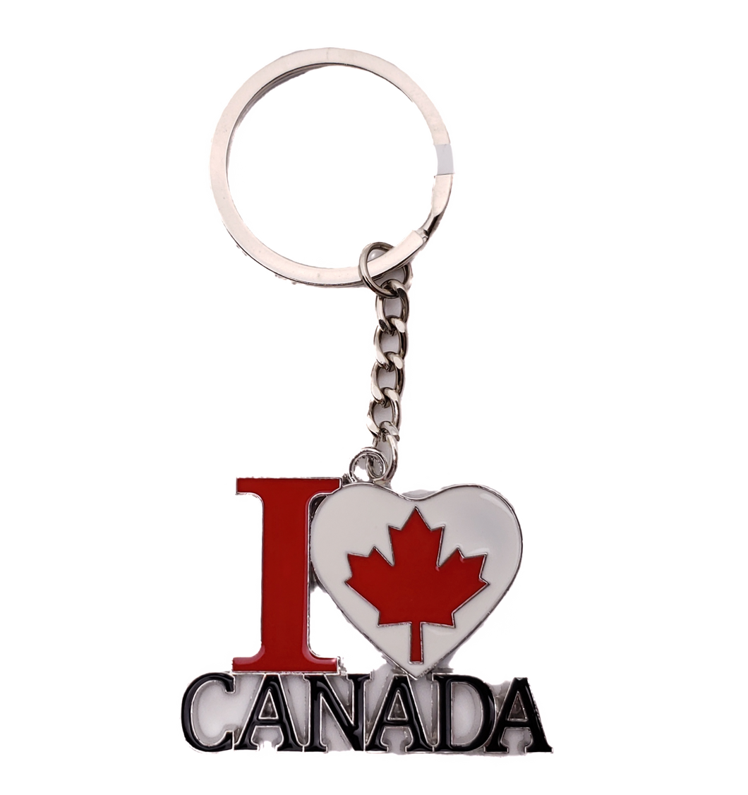 KEYCHAIN CANADA I LOVE CANADA