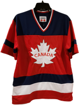 Load image into Gallery viewer, Jersey Red White with Maple Leaf
