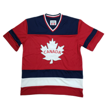 Load image into Gallery viewer, Jersey Red White with Maple Leaf
